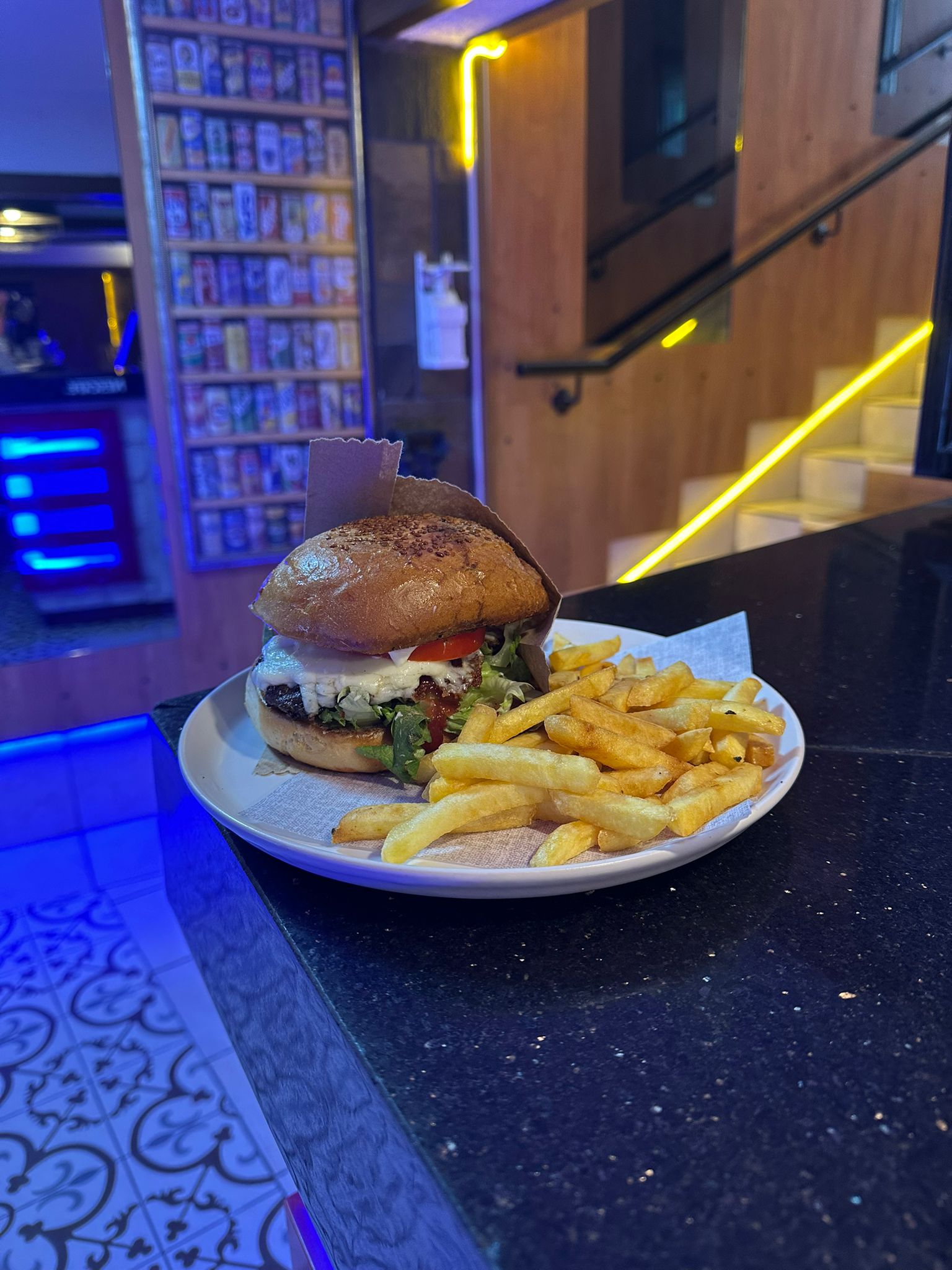 Hamburger menü 